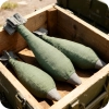 Militaria - pluszak militarny - pocisk moździerzowy